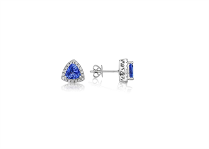 Gemstone Stud Earring